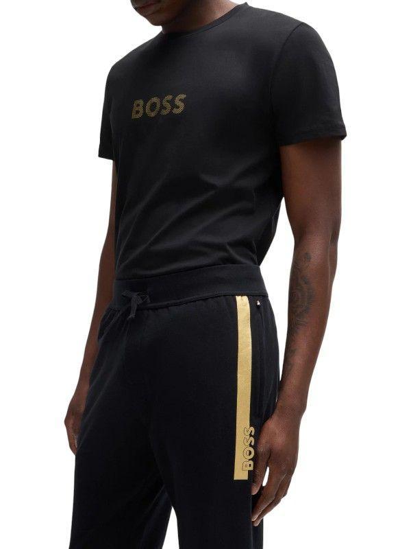 Boss Authentic Pants with Foil-Print Logo Product Image