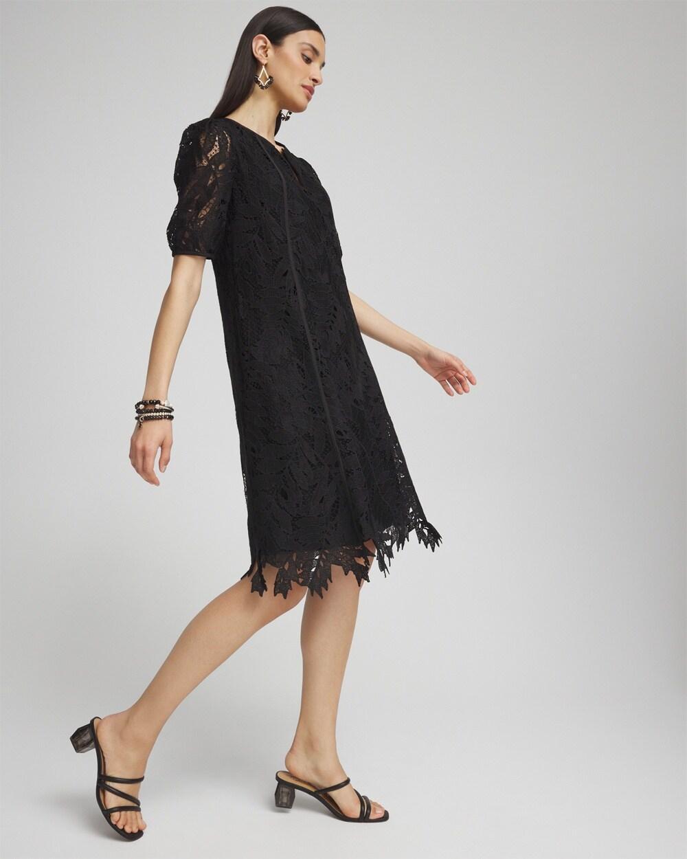 Lace Leaf Dress Product Image