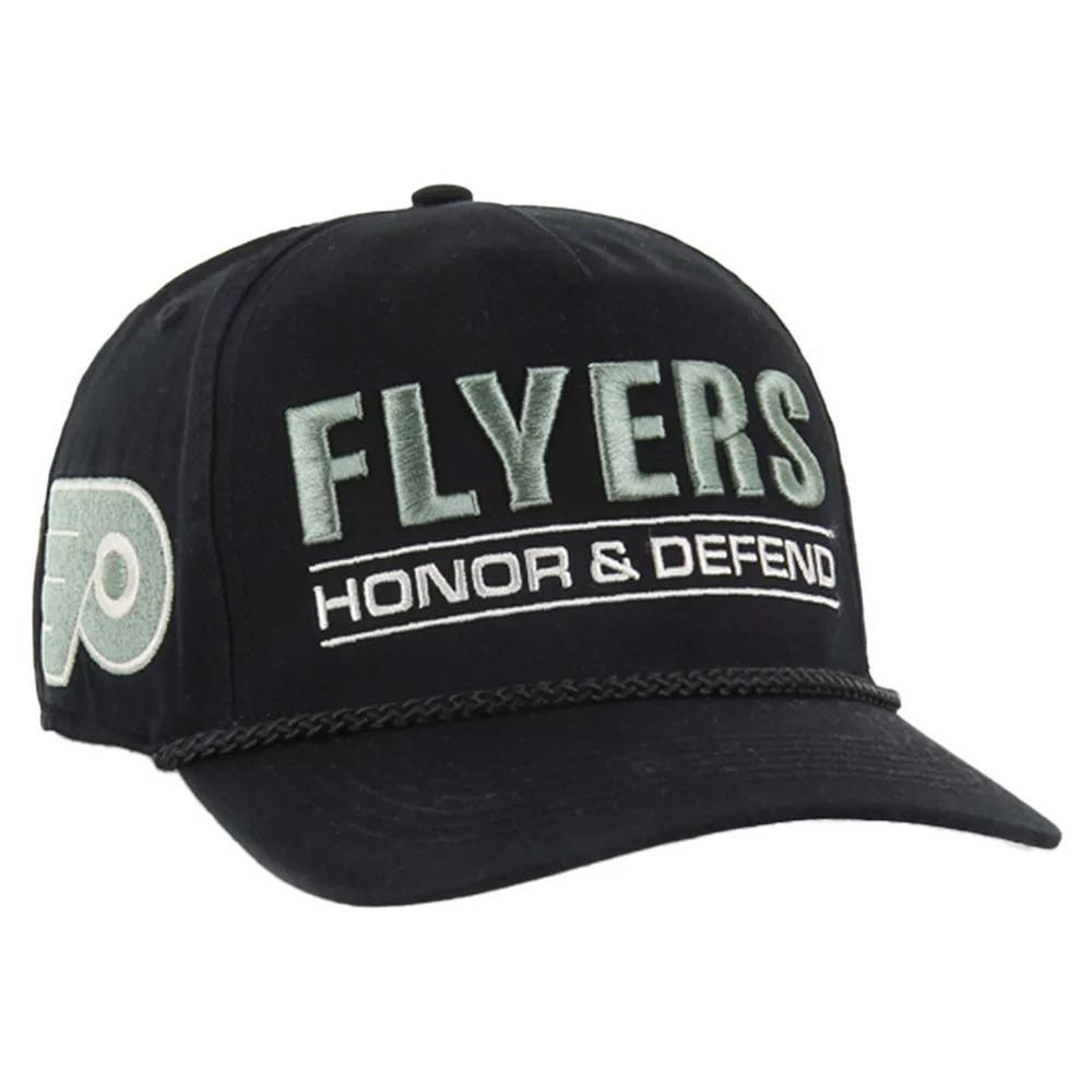 Mens 47 Black Philadelphia Flyers OHT Military Appreciation Homeland Honor and Defend Hitch Adjustable Hat Product Image