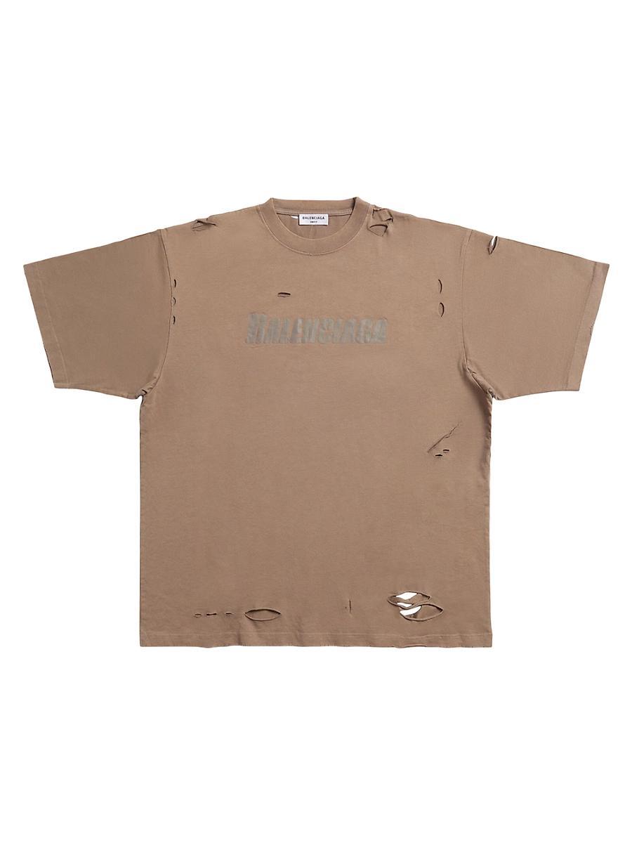 Womens Destroyed T-shirt Boxy Fit Product Image