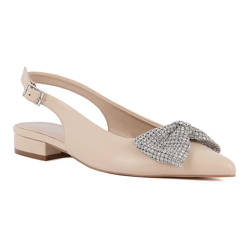 Sugar Clovis Women's Dress Flats, Size: 8, Beige Product Image