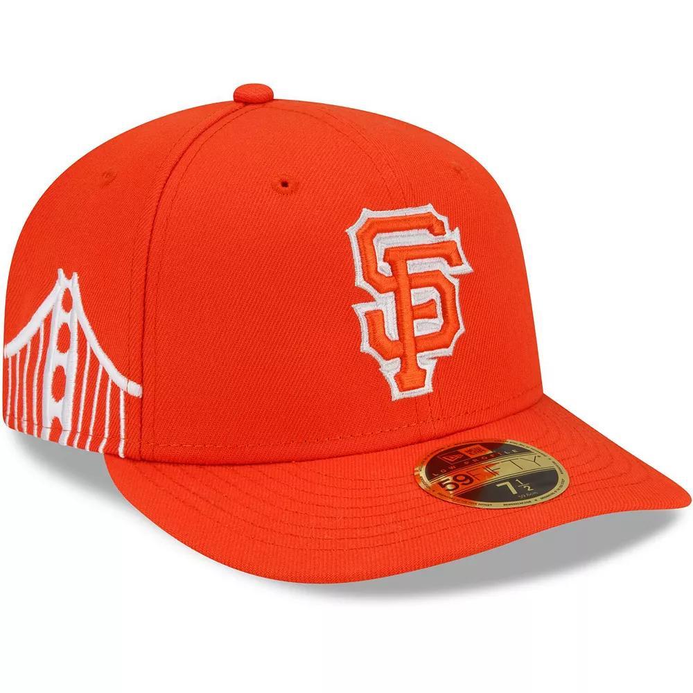 Men's New Era Orange San Francisco Giants City Connect Low Profile 59FIFTY Fitted Hat, Size: 7 3/4 Product Image