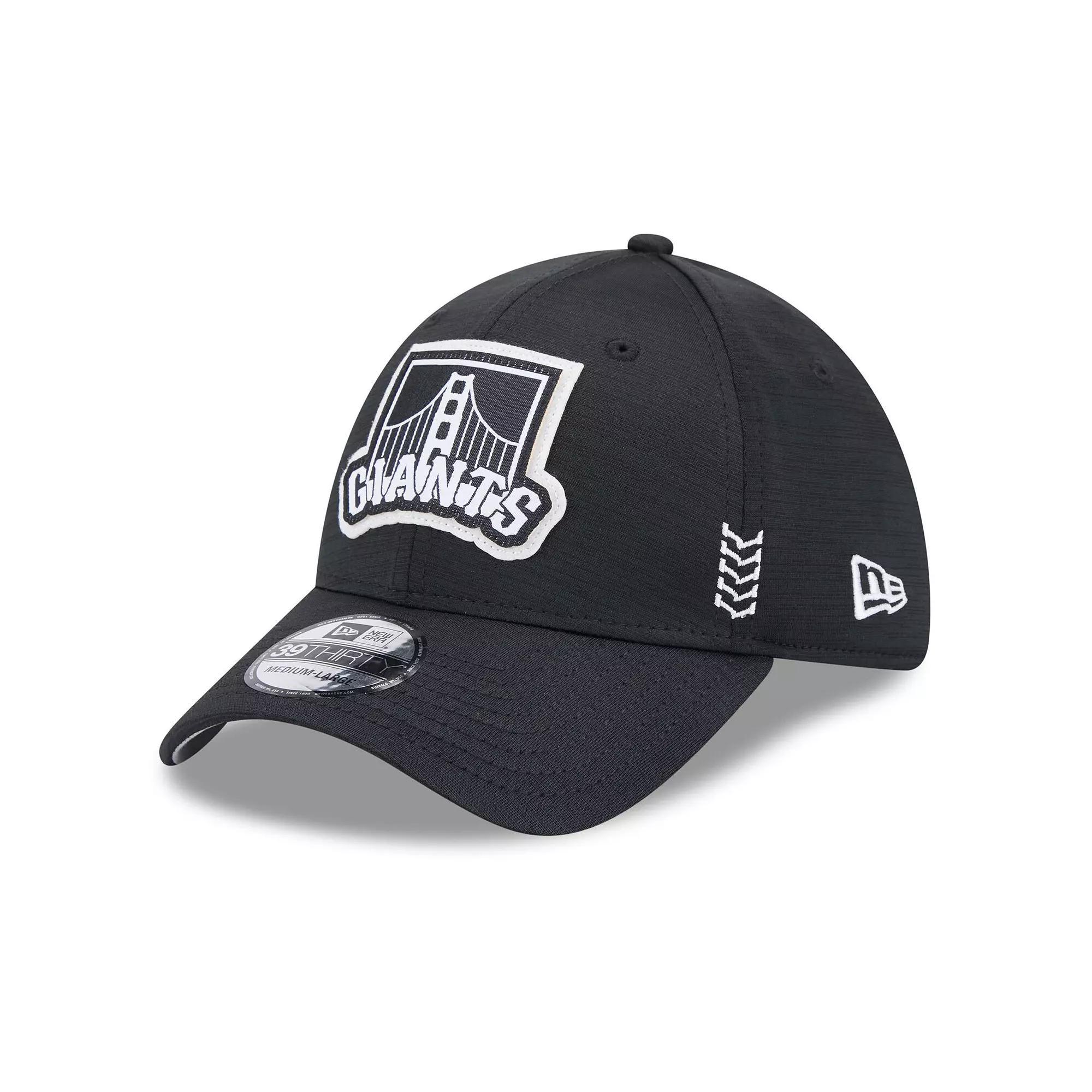 Men's New Era  Black San Francisco Giants 2024 Clubhouse 39THIRTY Flex Fit Hat, Size: Large/XL Product Image