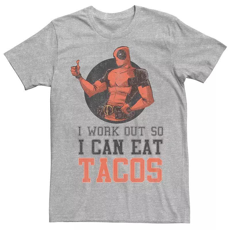 Men's Deadpool Taco Tee, Size: XXL, White Product Image