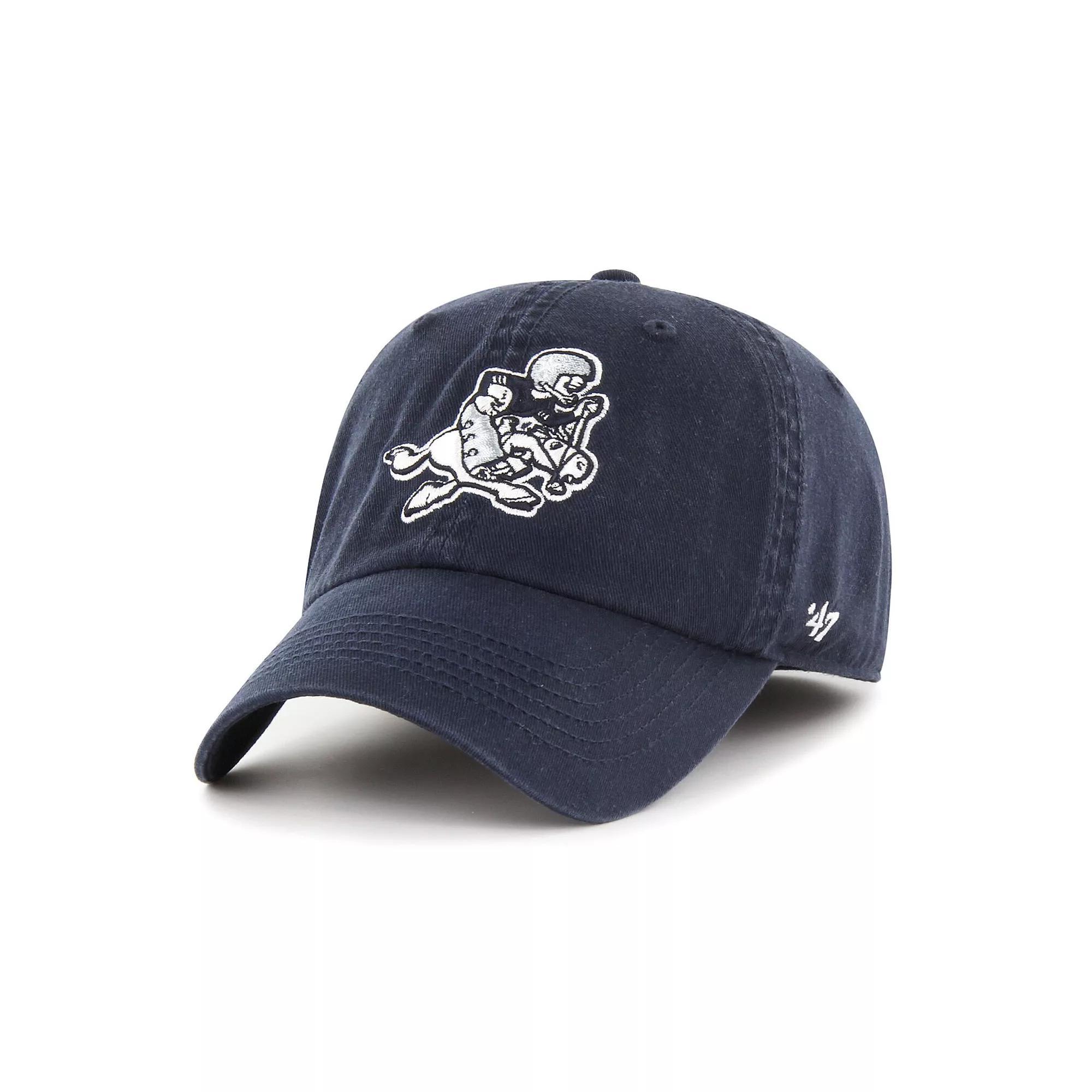 Men's '47 Navy Dallas Cowboys Gridiron Classics Franchise Legacy Fitted Hat, Size: Small, Blue Product Image