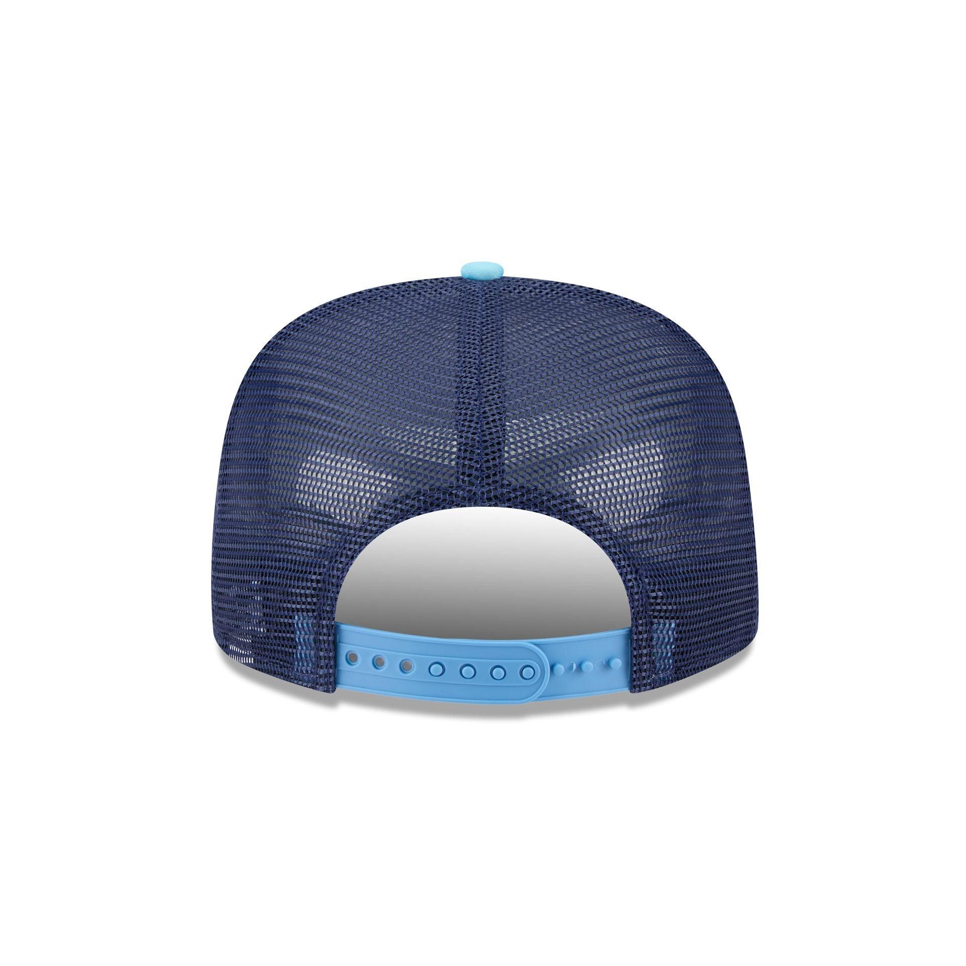 Tampa Bay Rays Retro Script 9FIFTY A-Frame Trucker Hat Male Product Image