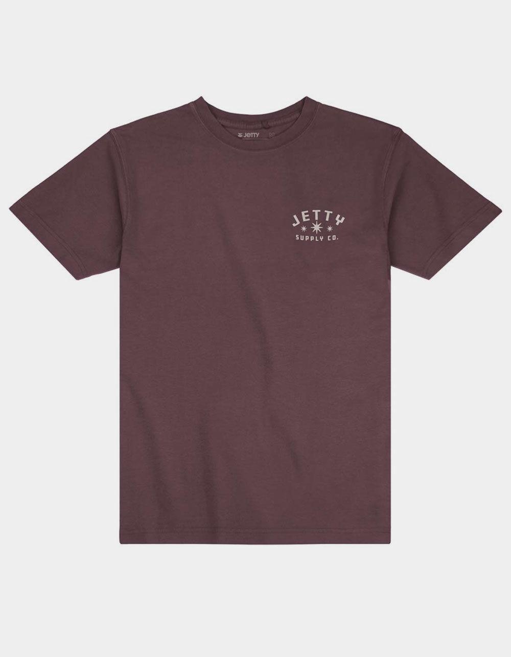 JETTY Bullshark Mens Tee - MAROON Product Image
