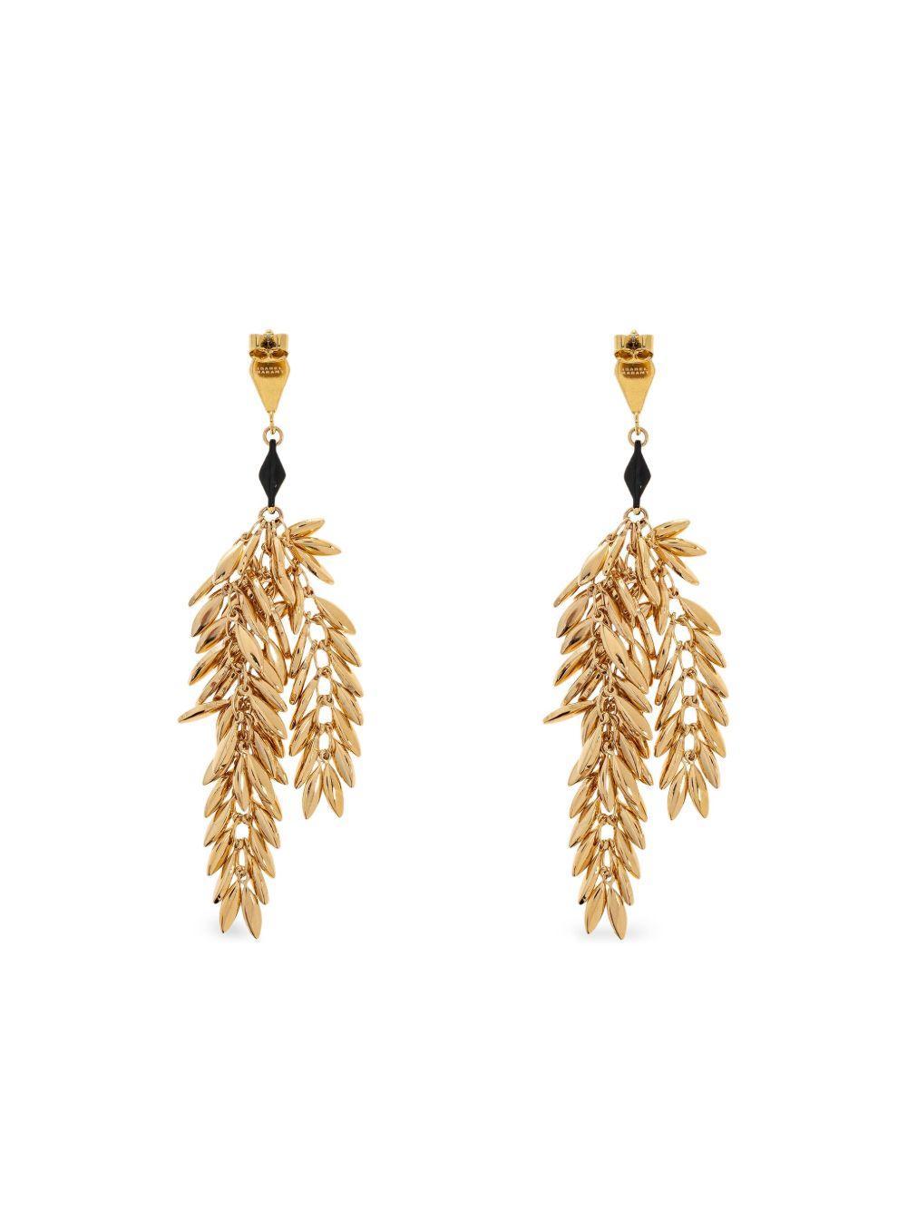 embellished long earrings Product Image