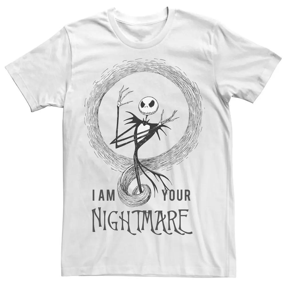Disney's The Nightmare Before Christmas Jack Skellington I Am Men's Tee, Size: XL, White Product Image