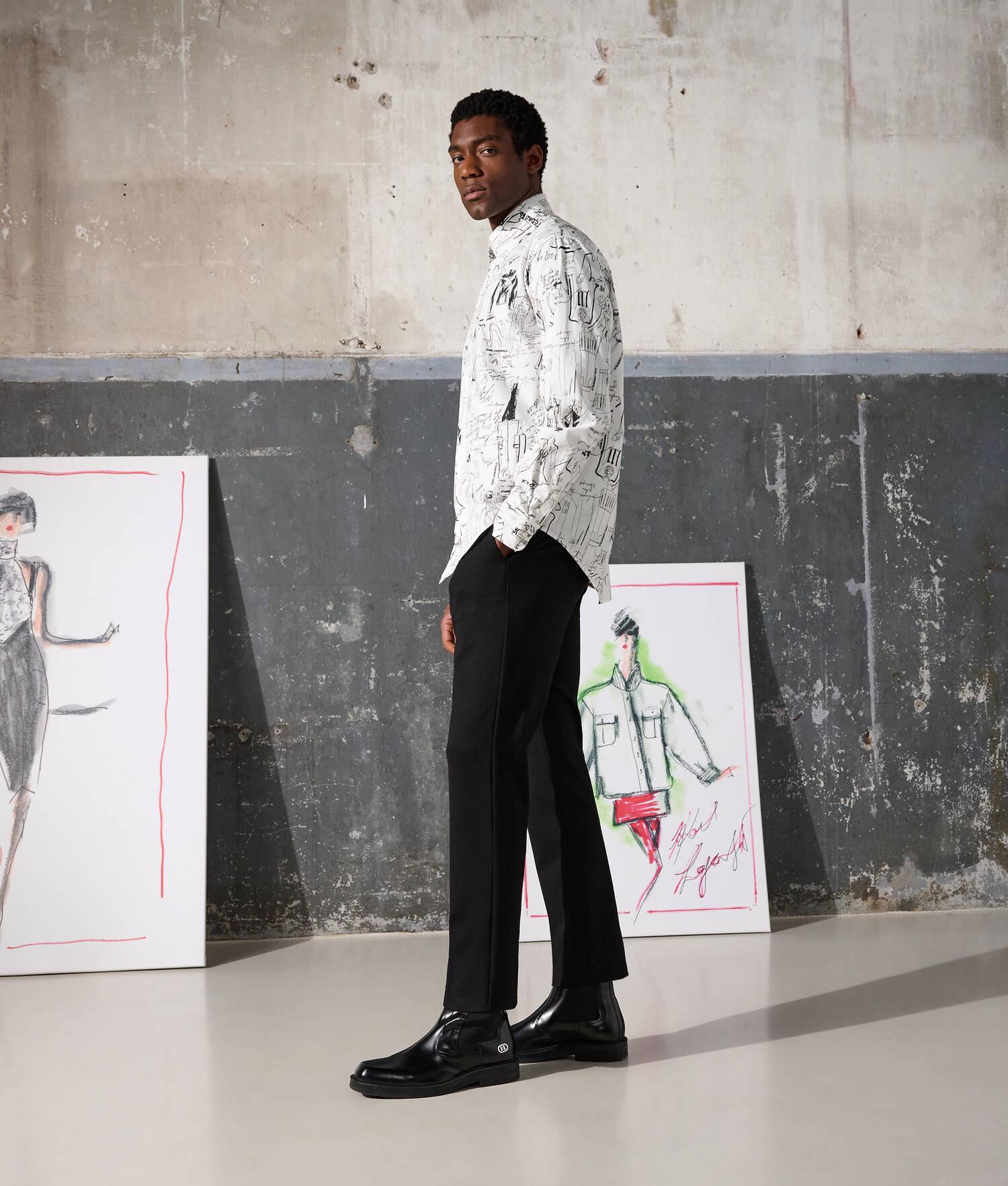 SKETCHED SHIRT HANDPICKED BY HUN KIM Product Image