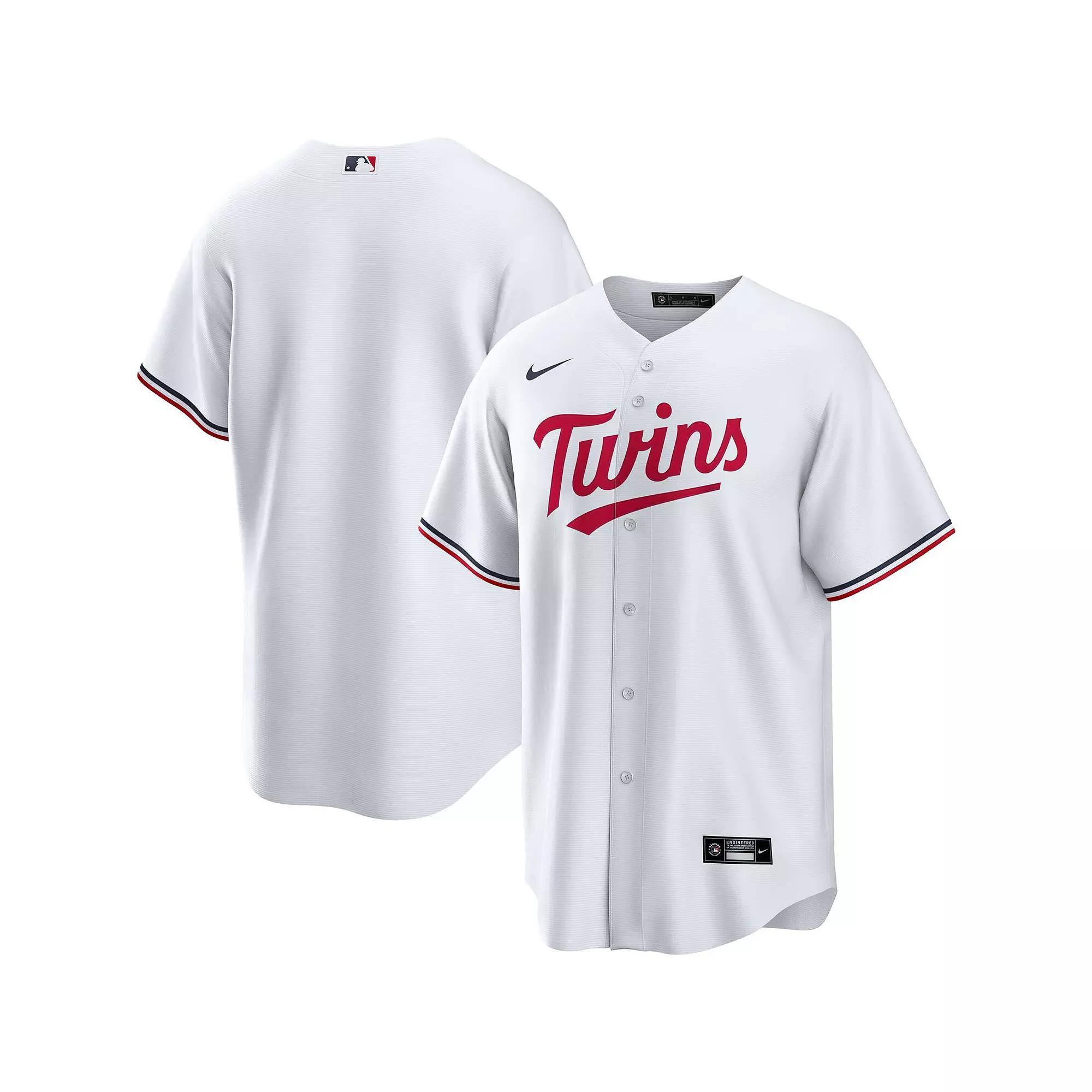 Men's Nike White Minnesota Twins Home Replica Team Jersey, Size: Medium Product Image