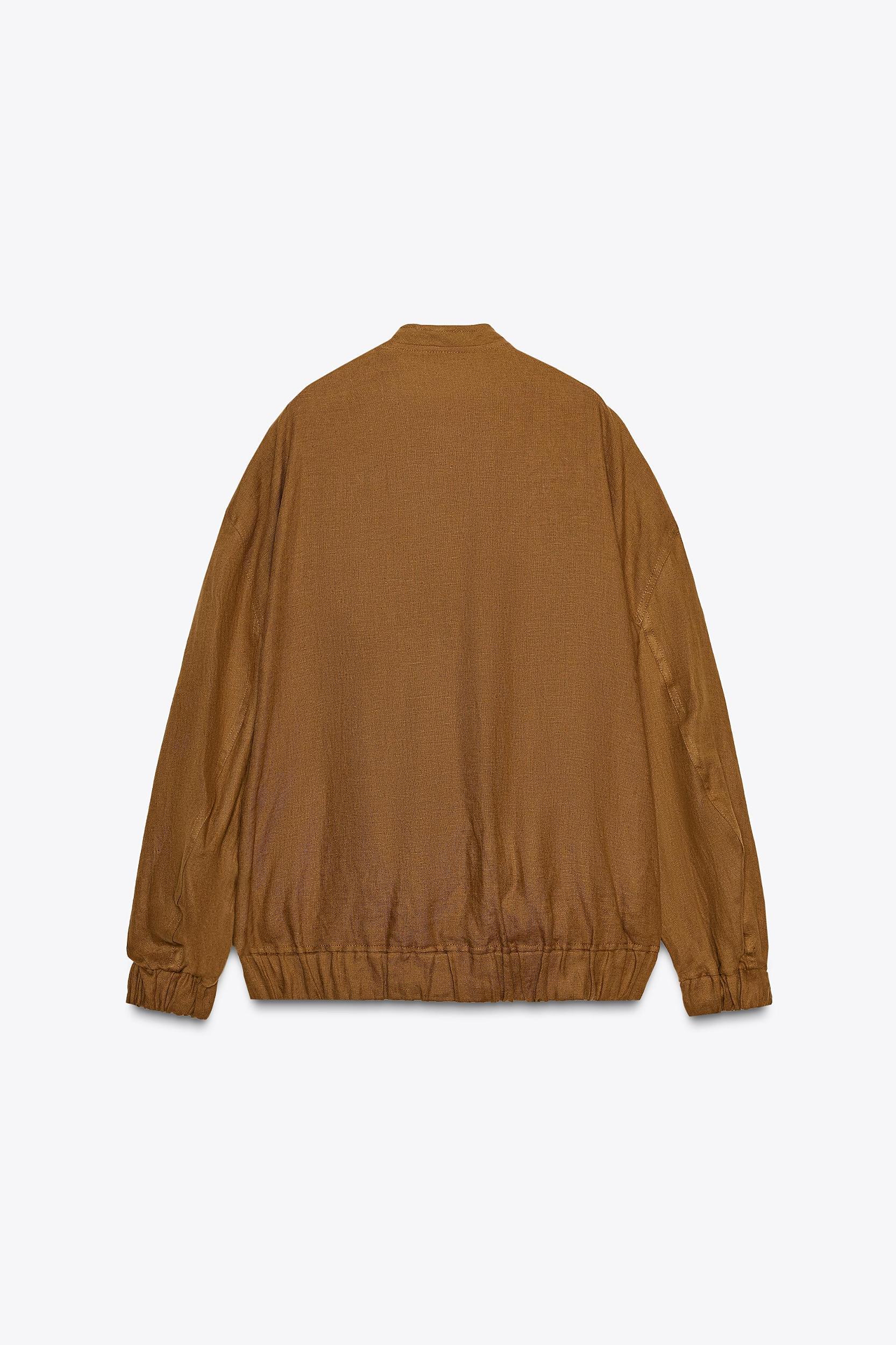 ZW COLLECTION OVERSIZED LINEN JACKET Product Image