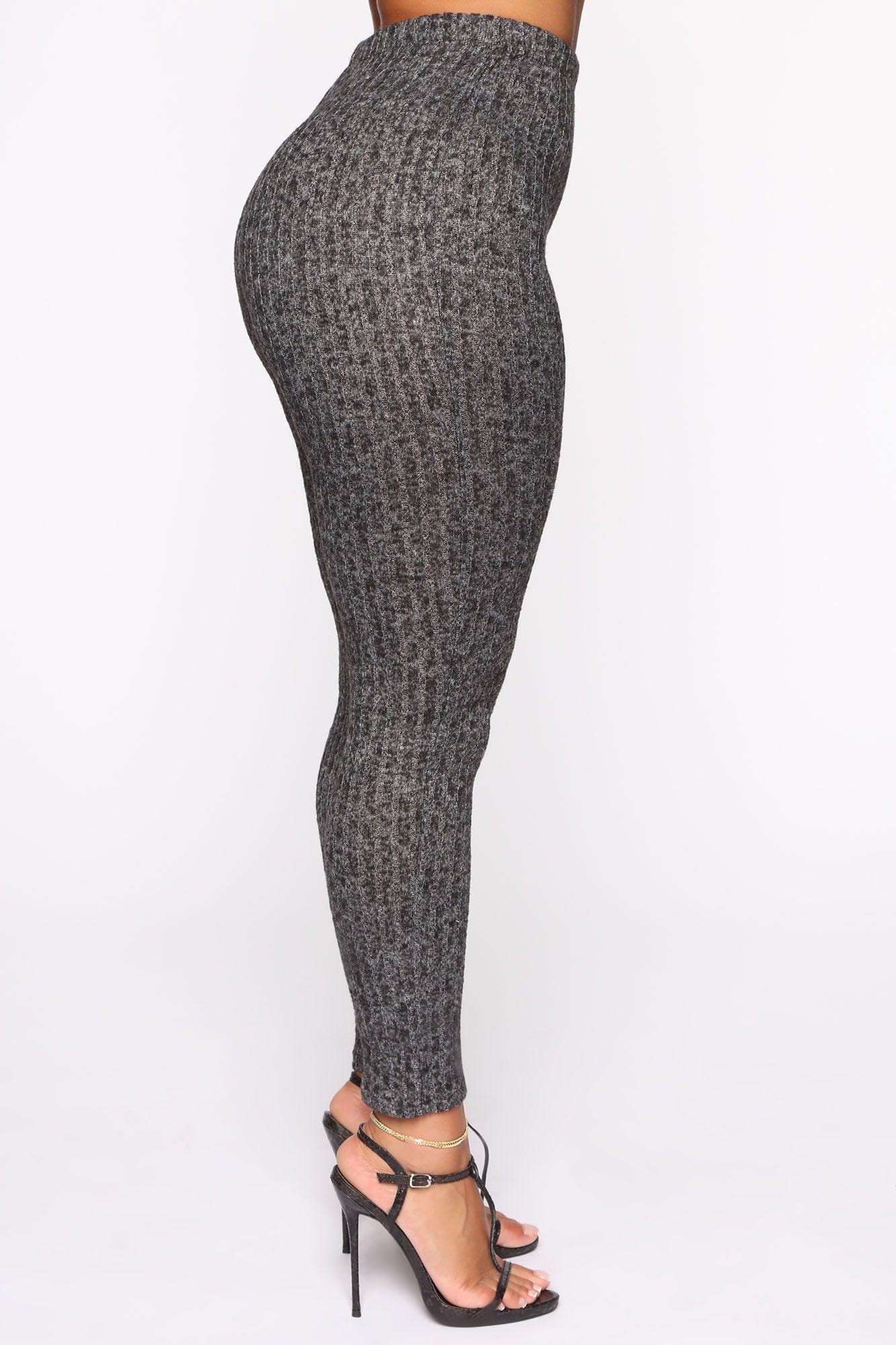 Feeling The Chill Sweater Set - Charcoal Female Product Image