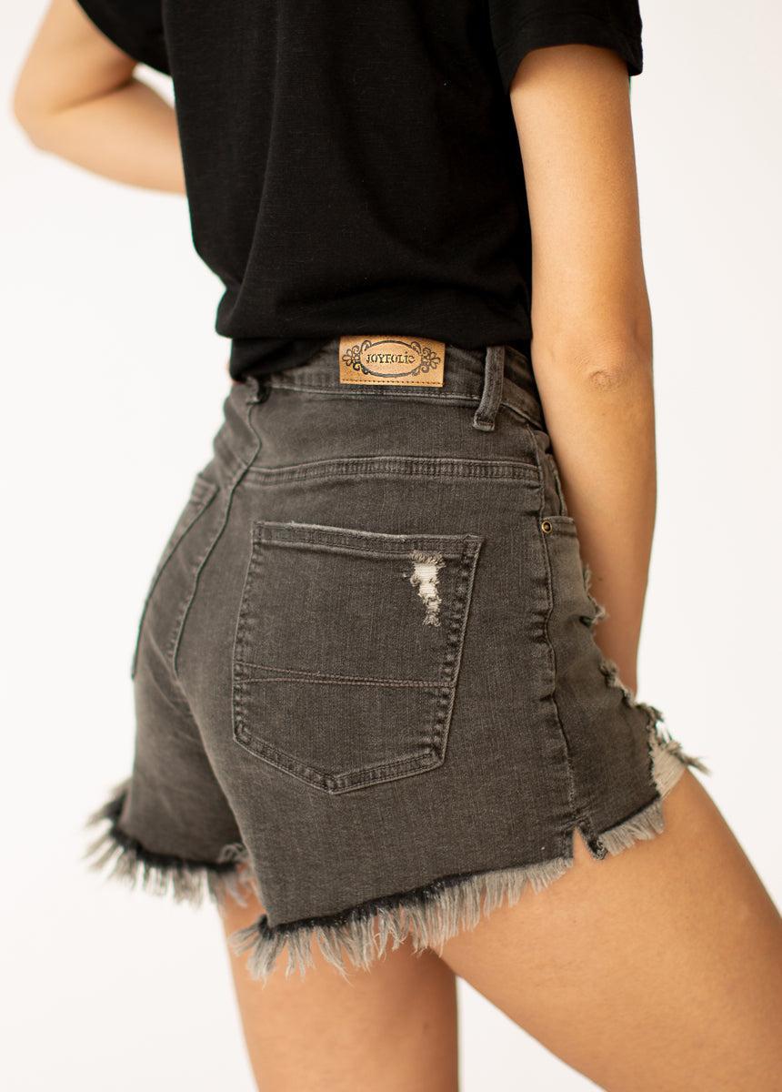 Markelle Shorts in Washed Black Female Product Image