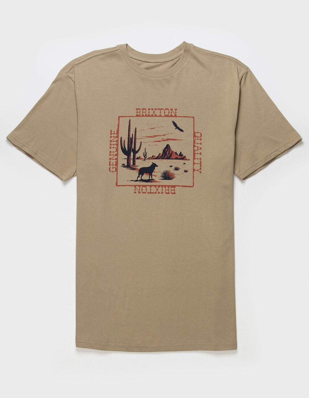 BRIXTON Prescott Tailored Mens Tee - OATMEAL Product Image