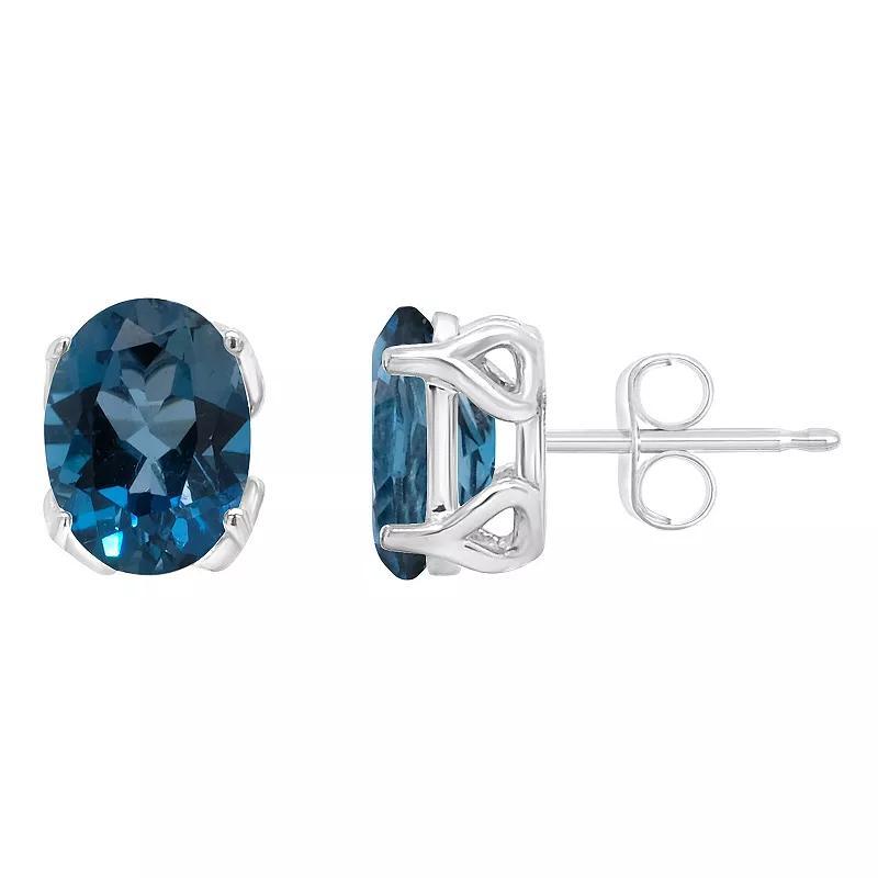 Alyson Layne Sterling Silver 6 mm Cushion Rose Quartz Stud Earrings, Womens Product Image