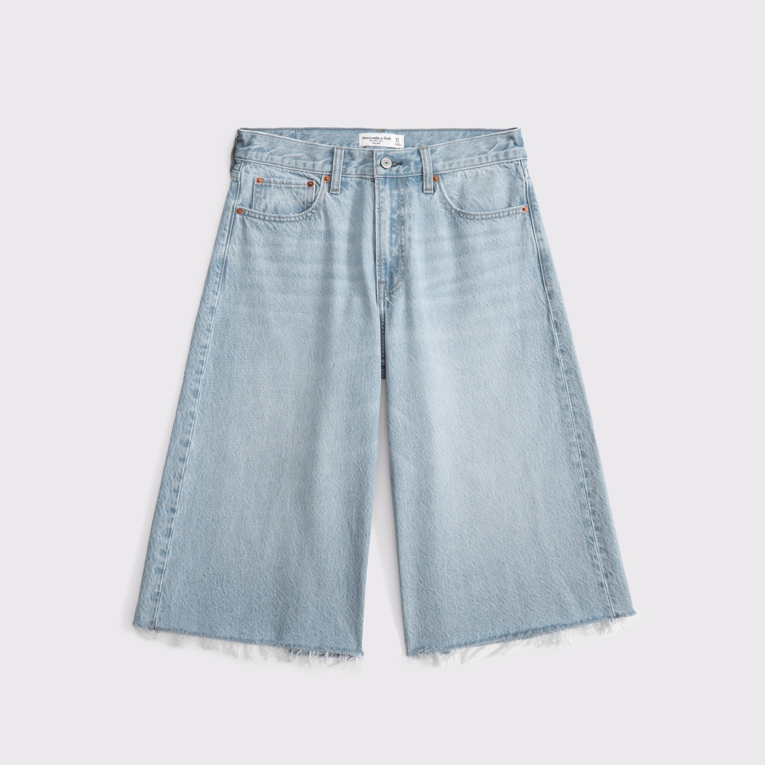 Curve Love Mid Rise Long Jort Product Image