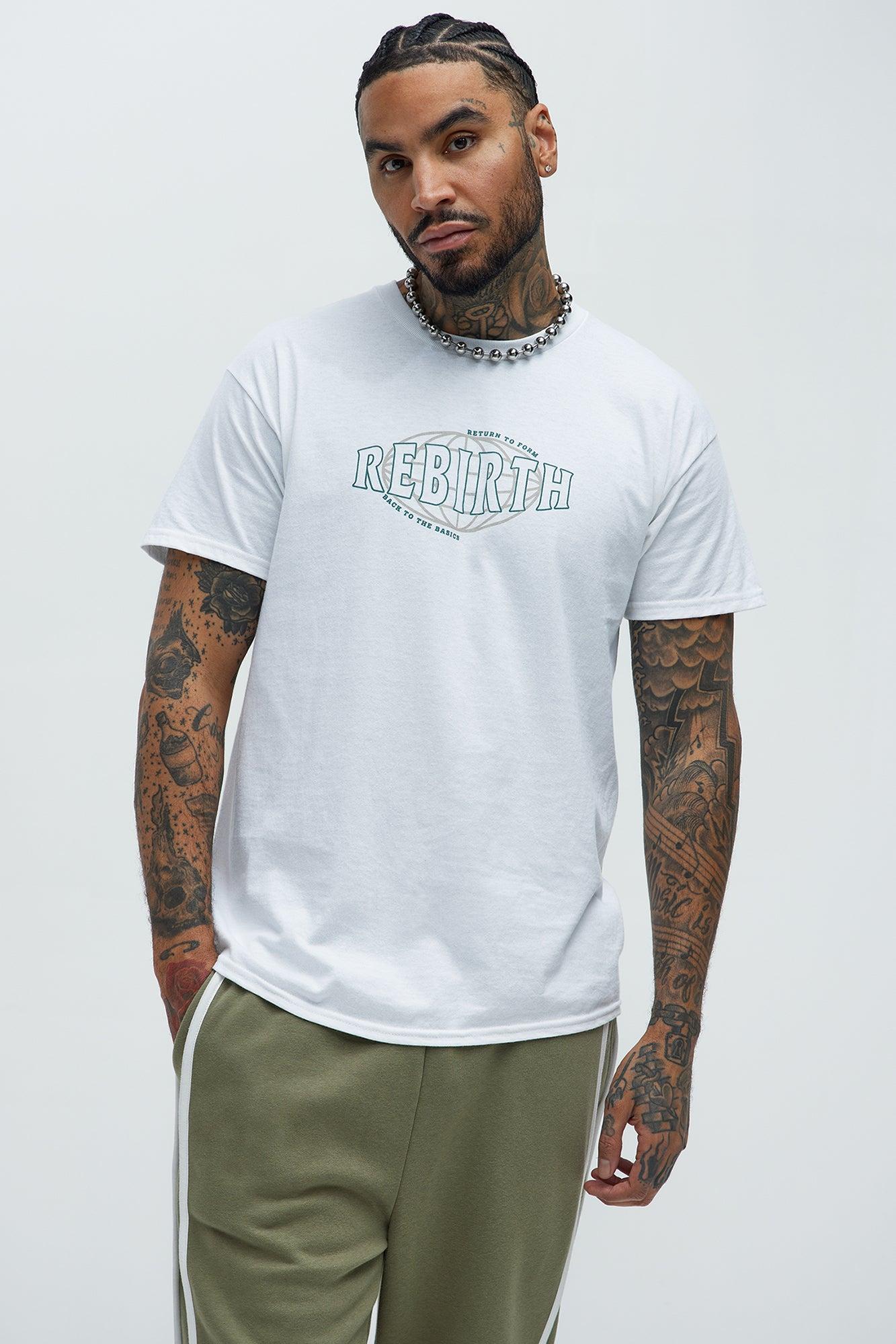 Rebirth World Short Sleeve Tee - White Product Image