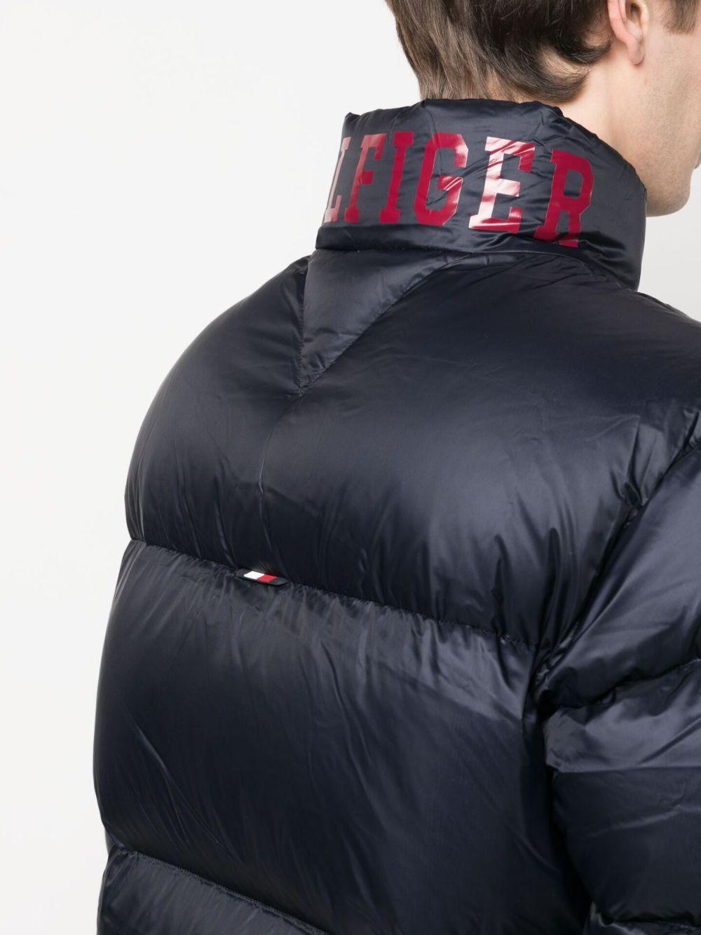 logo-patch down-padded gilet Product Image