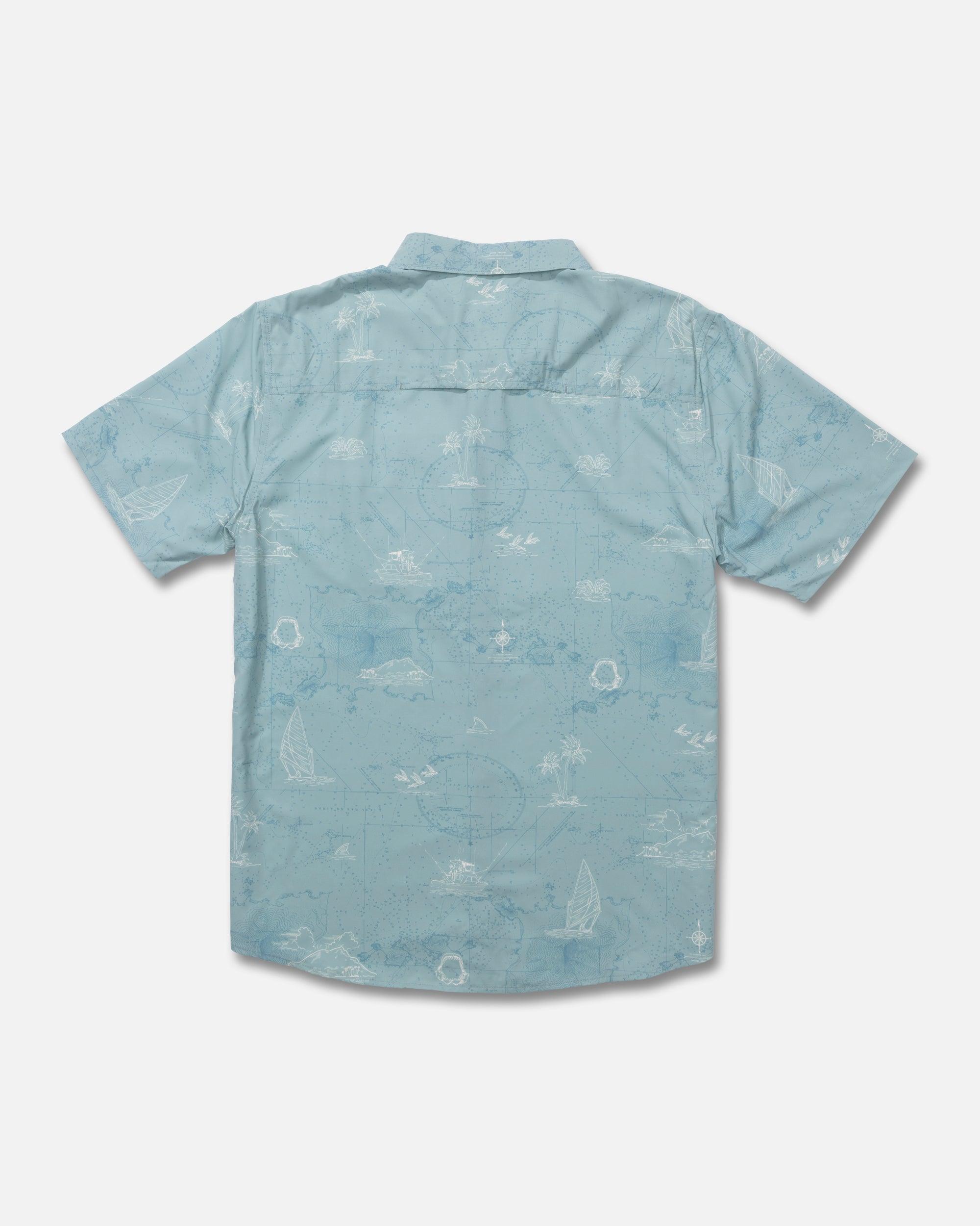 Flagship UV Button Up - Marine Male Product Image