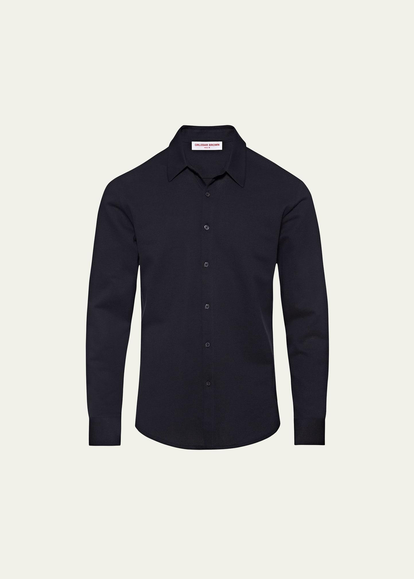 Mens Giles Pique Polo Shirt Product Image
