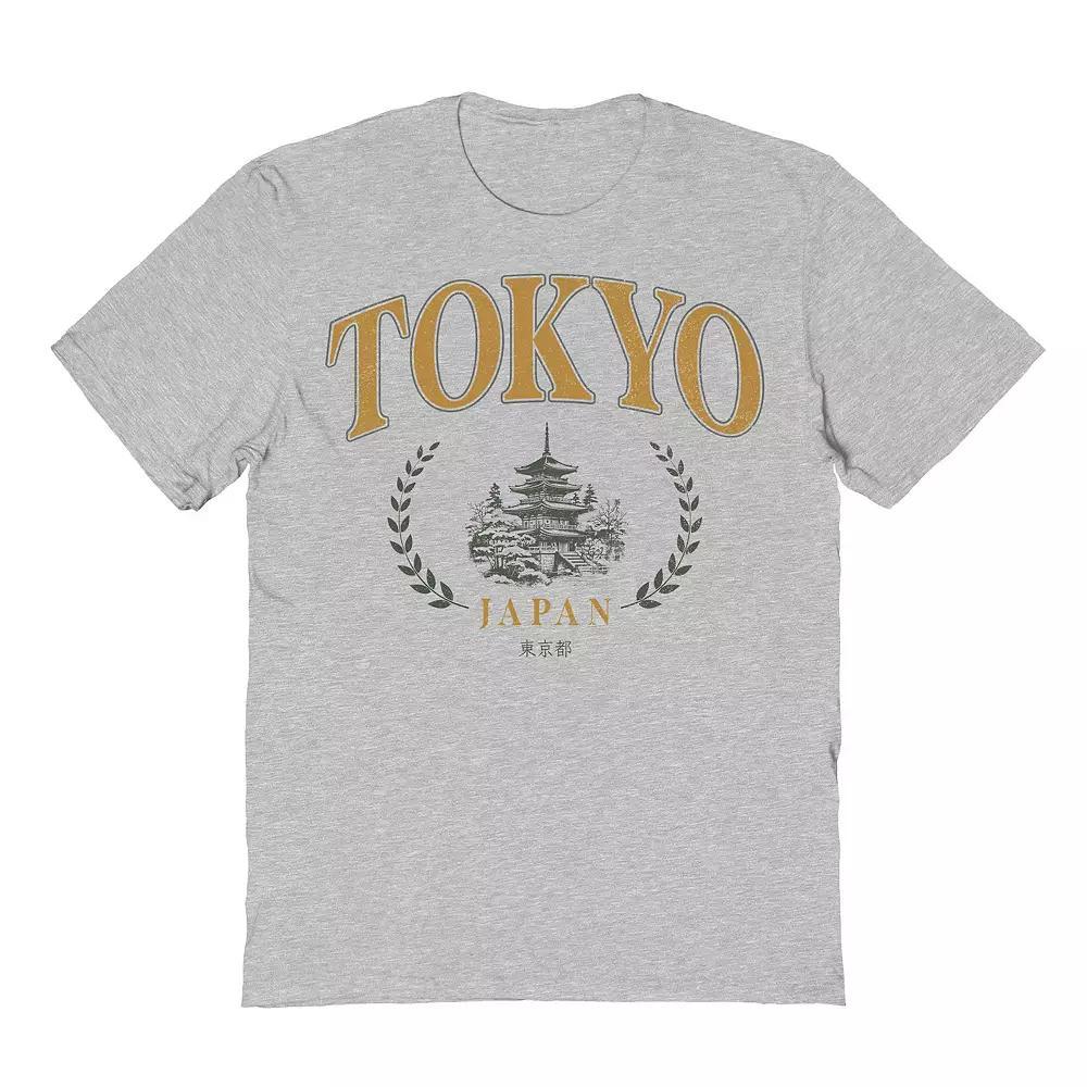 Men's Tokyo Ochre Graphic Tee, Size: Large, Sport Gray Product Image