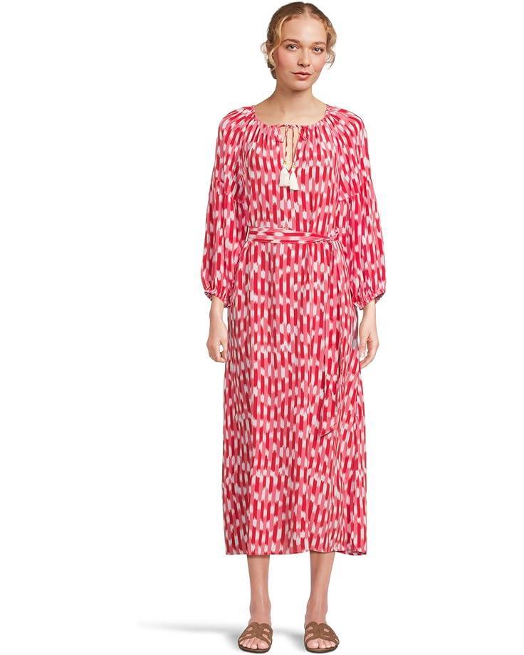 Women's Tommy Bahama Ikat Stripe Midi Dress Product Image