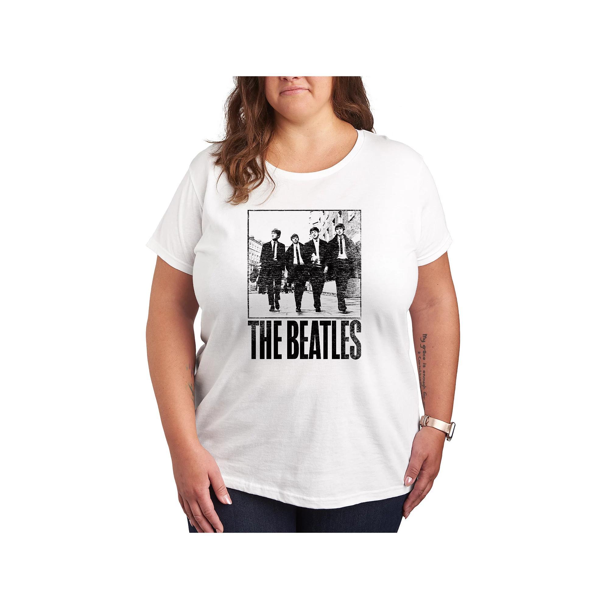 Plus Size The Beatles Vintage Graphic Tee, Womens Product Image
