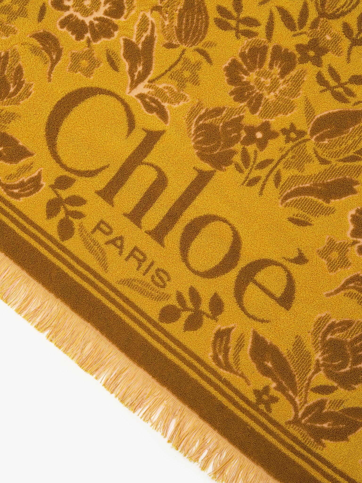 The Chloé Plage beach towel in cotton toweling Product Image