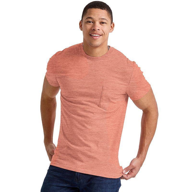 Men's Hanes Originals Tri-Blend Jersey Pocket Tee, Size: Small, Equilibrium Green Product Image