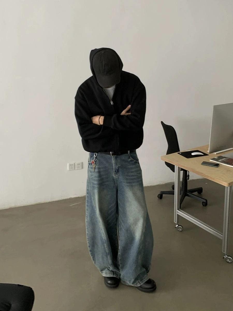 RT No. 18752 WASHED BLUE SCIMITAR JEANS Product Image