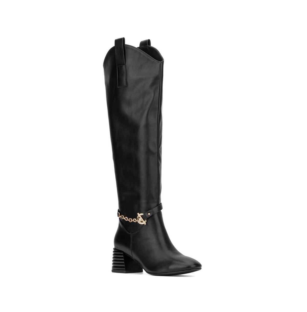 Torgeis Elenora Women's Knee-High Boots, Size: 7.5, Black Product Image