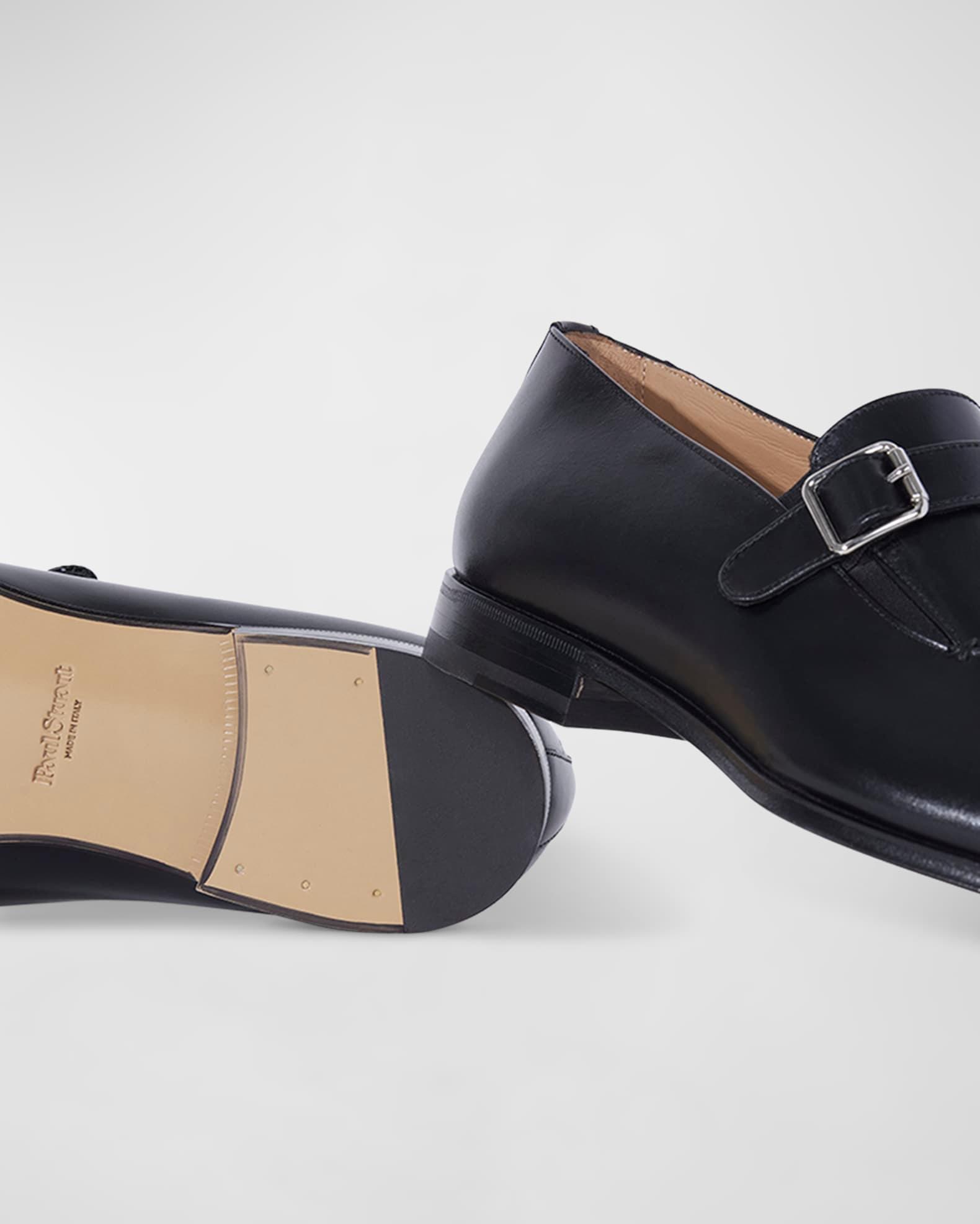 Men's Horace Leather Single-Monk Strap Loafers Product Image