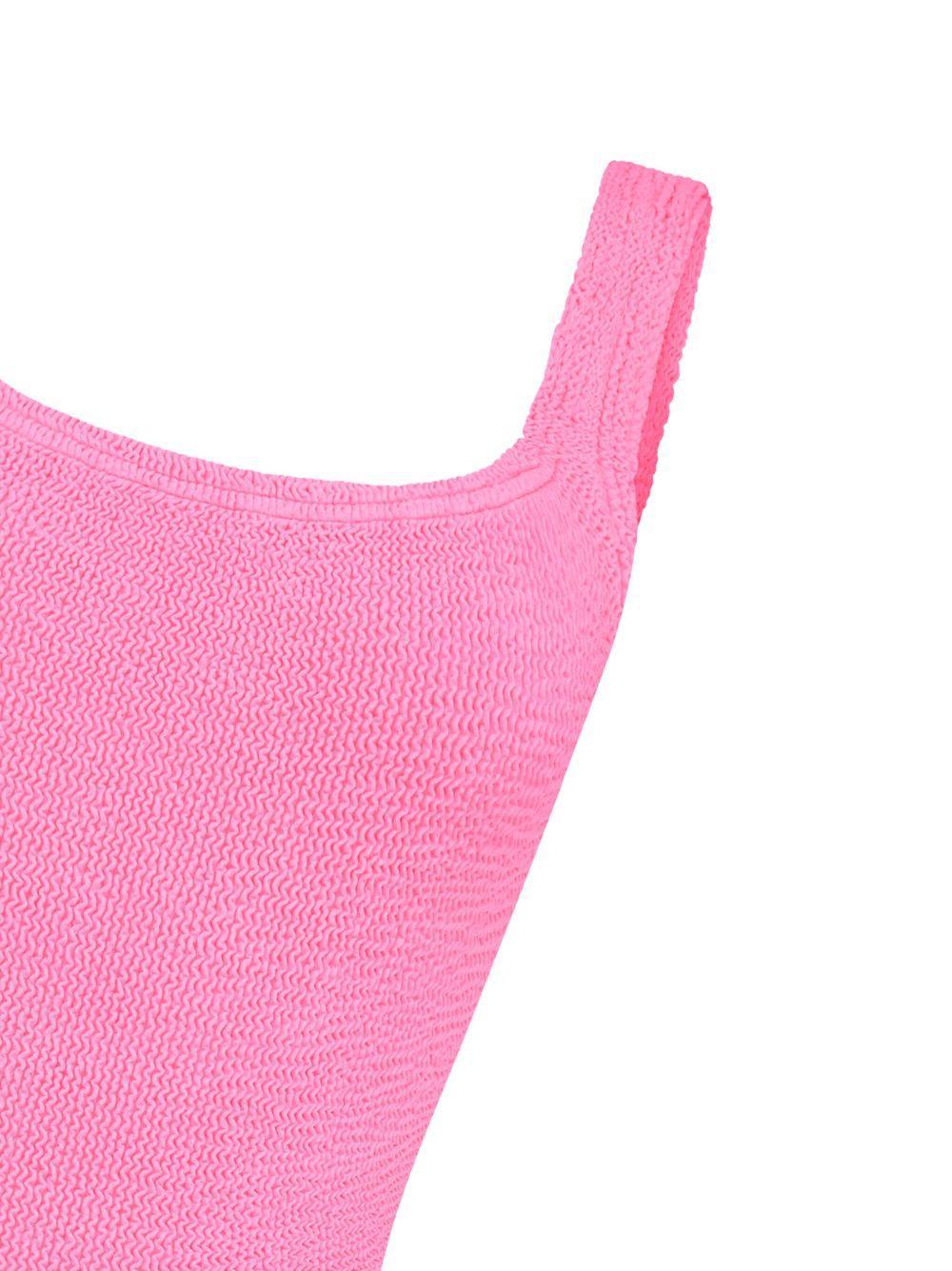 ruched scoop-back swimsuit Product Image
