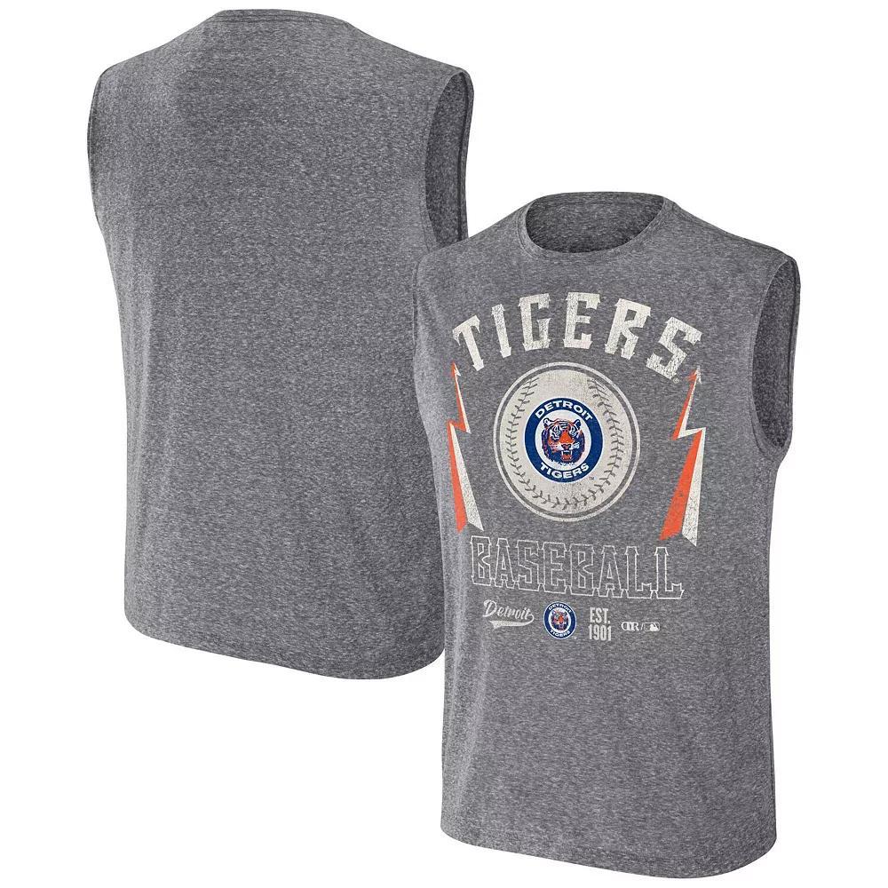 Men's Darius Rucker Collection by Fanatics Charcoal Minnesota Twins Muscle Tank Top, Size: Medium Product Image