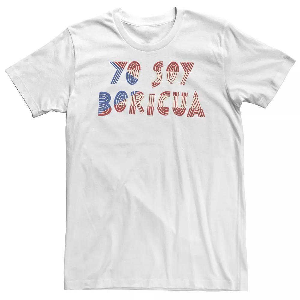 Mens HHM Yo Soy Boricua Line Art Tee, Men's, Size: 5XL, White Product Image