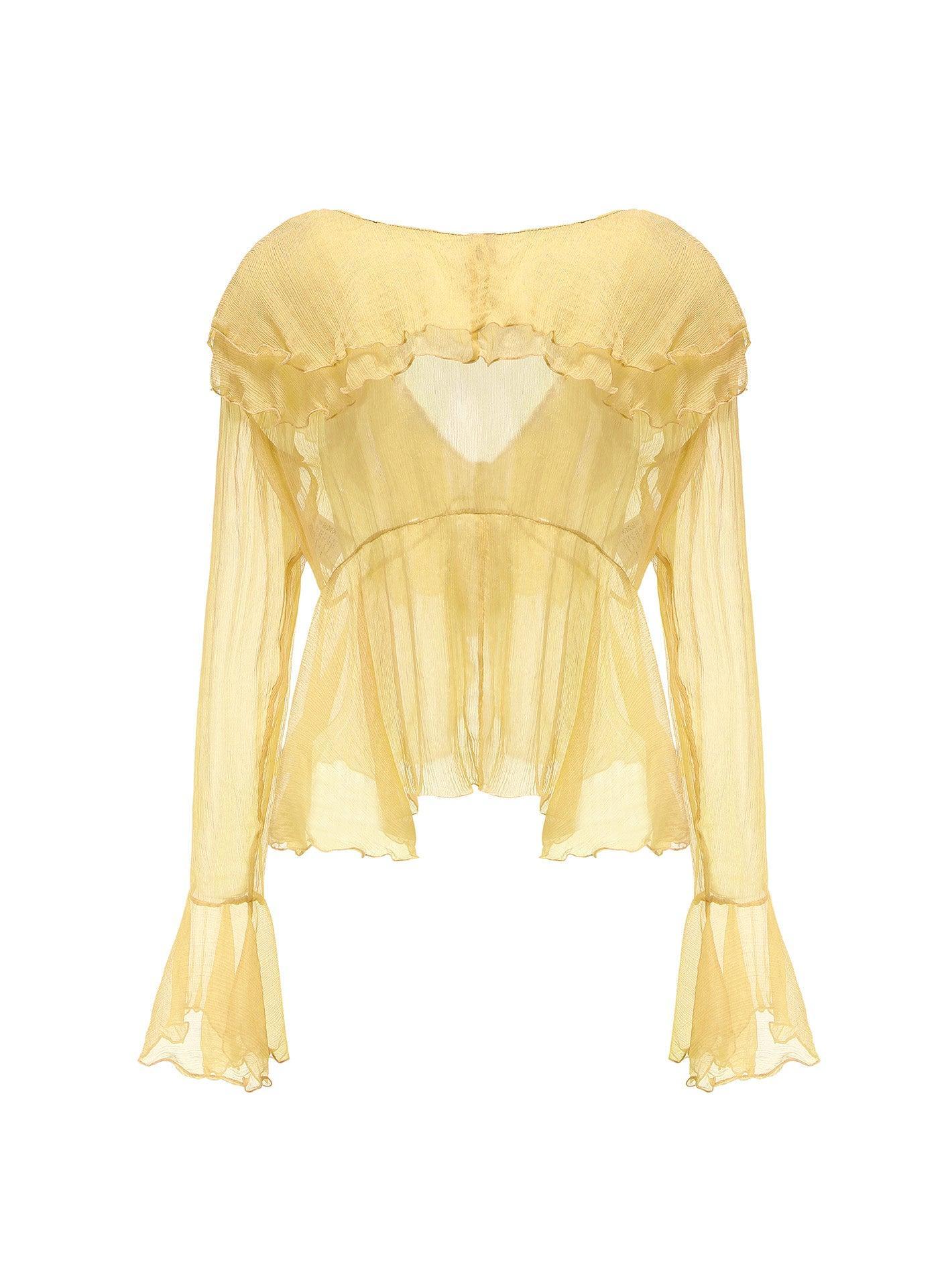 Annika Cardigan (Yellow) Product Image