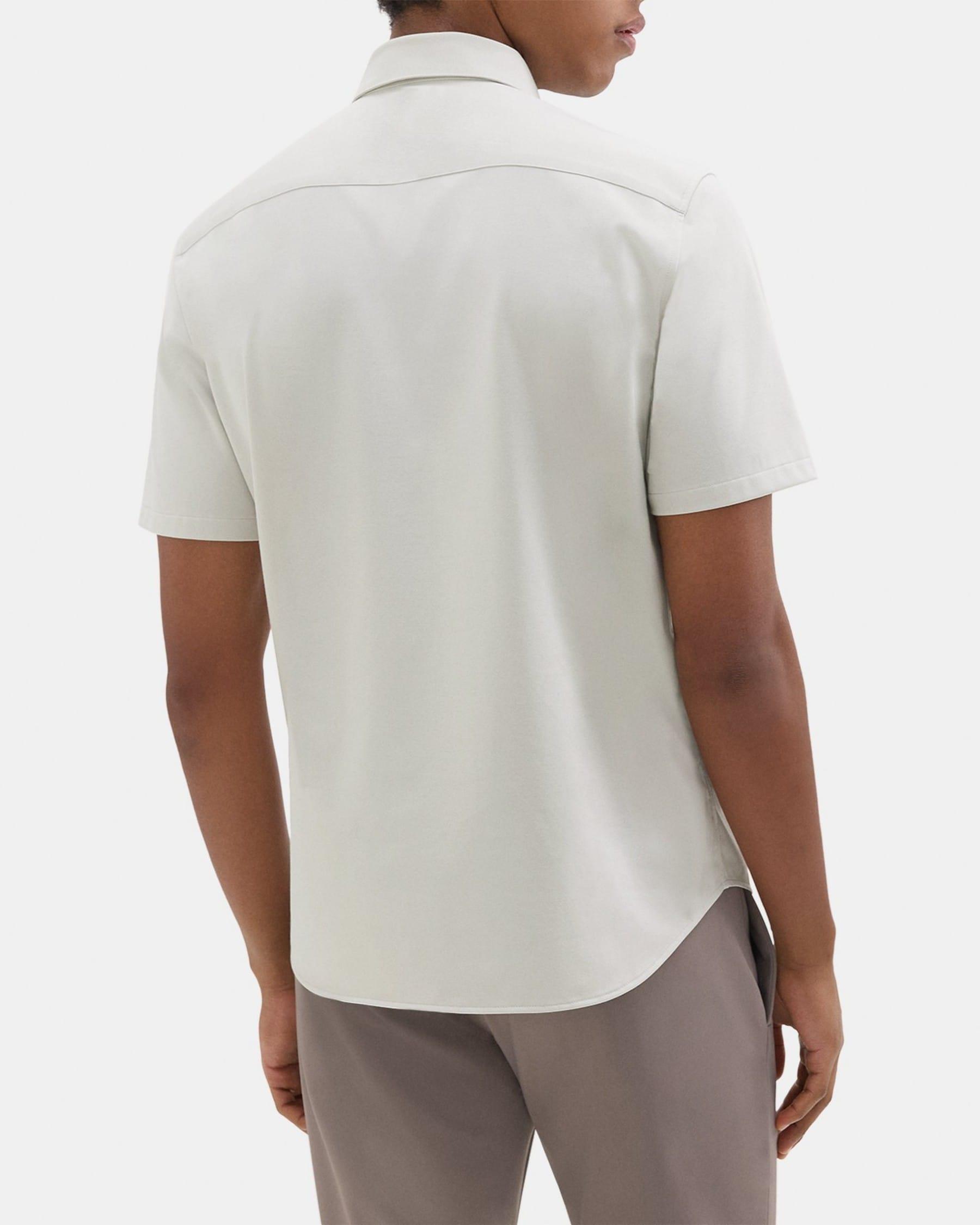Short-Sleeve Shirt in Structure Knit Product Image