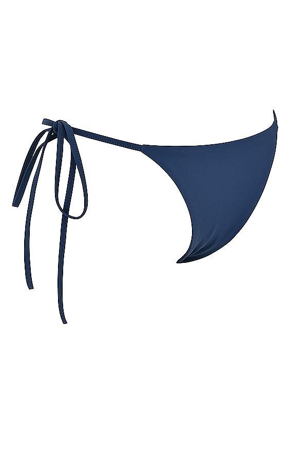 Santorini  deep blue tie side bikini bottom Product Image