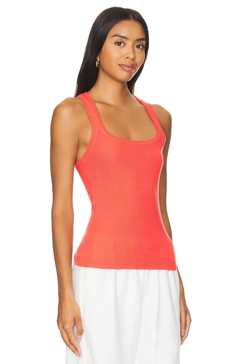Valeria Square Neck Cinch Tank LA Made Product Image