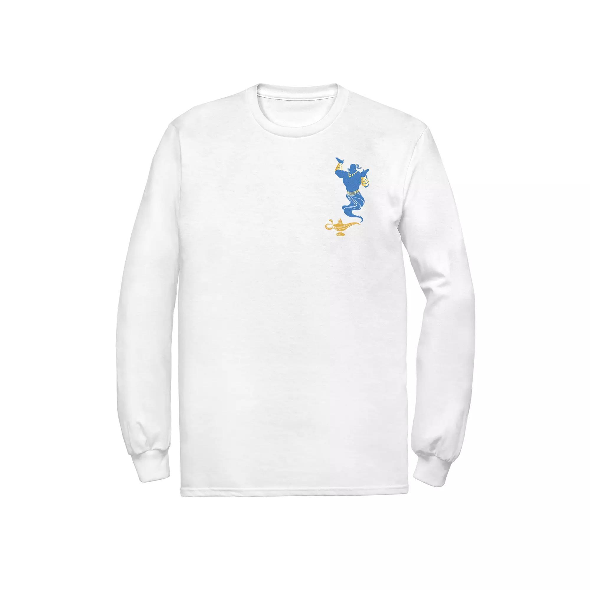 Disney's Aladdin Men's The Genie Long Sleeve Graphic Tee, Size: XL, White Product Image