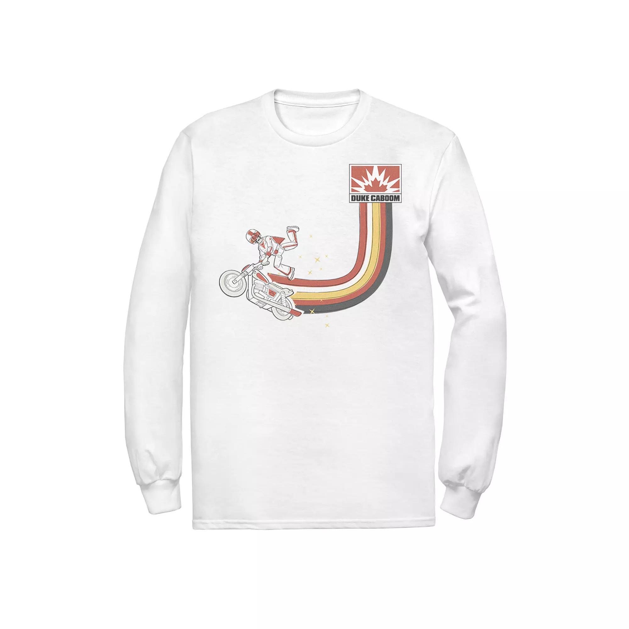 Men's Disney/Pixar Toy Story Duke Caboom Retro Tee, Size: Large, White Product Image