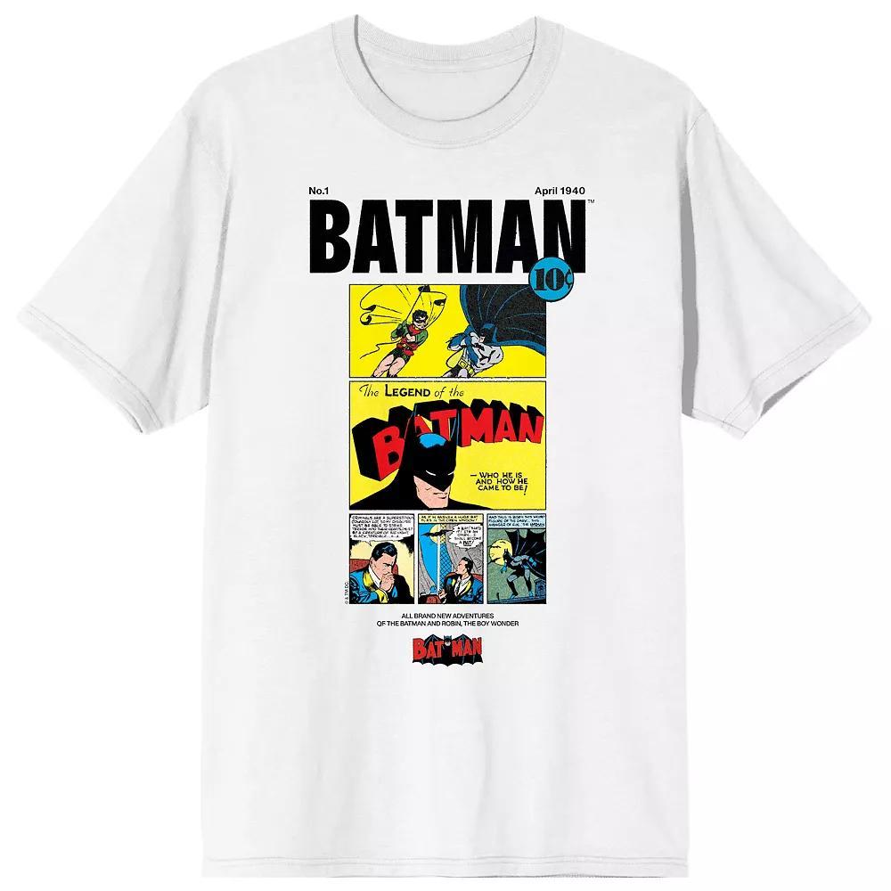 Men's Batman 90th Anniversary Short Sleeve Graphic T-Shirt, Size: XL, White Product Image