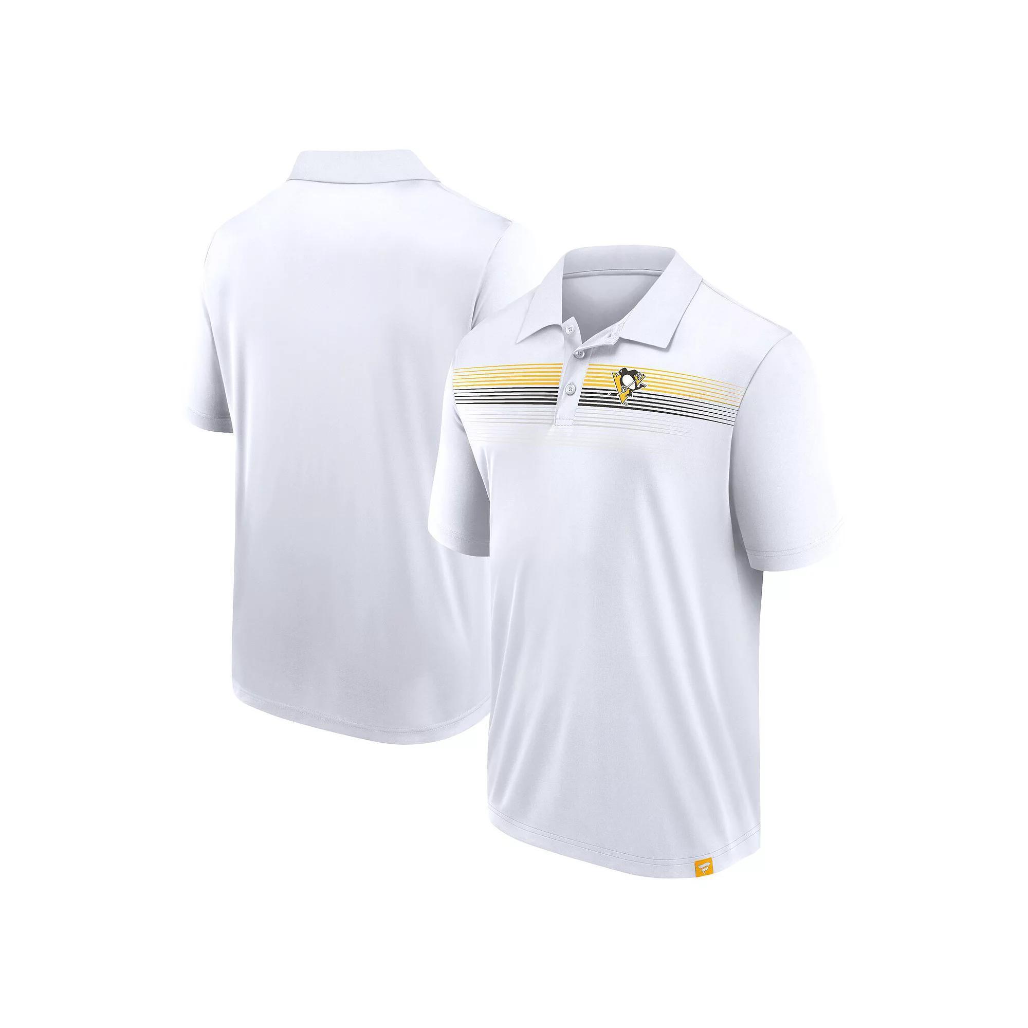 Mens Fanatics Branded Pittsburgh Penguins Victory For Us Interlock Polo Product Image