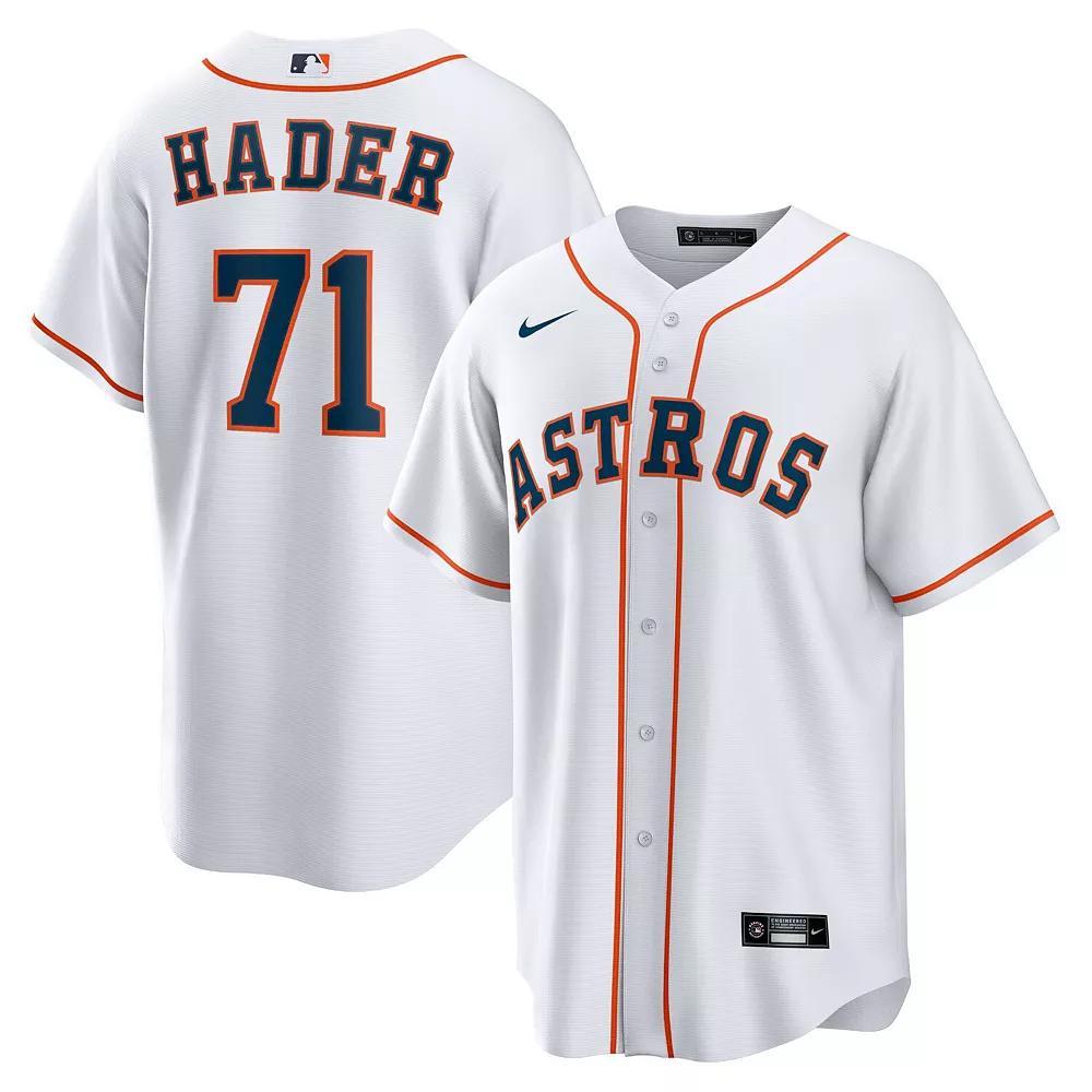 Men's Nike Josh Hader White Houston Astros Home Replica Player Jersey, Size: 2XL Product Image