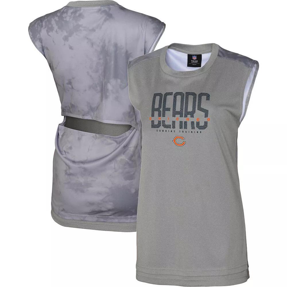 Women's Gray Chicago Bears No Sweat Tank Top, Size: Small, Grey Product Image