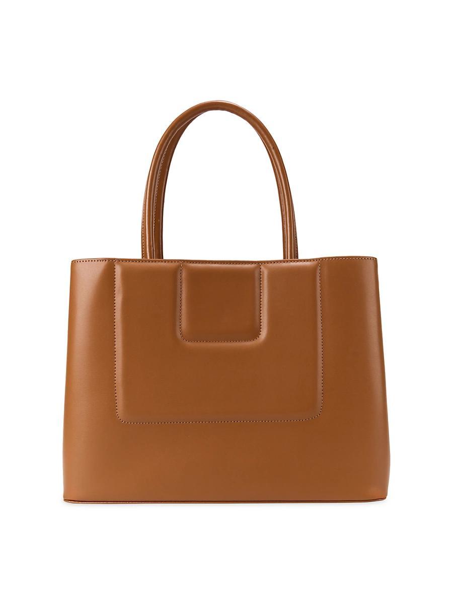 Womens Tadao Quilted Leather Tote Bag Product Image