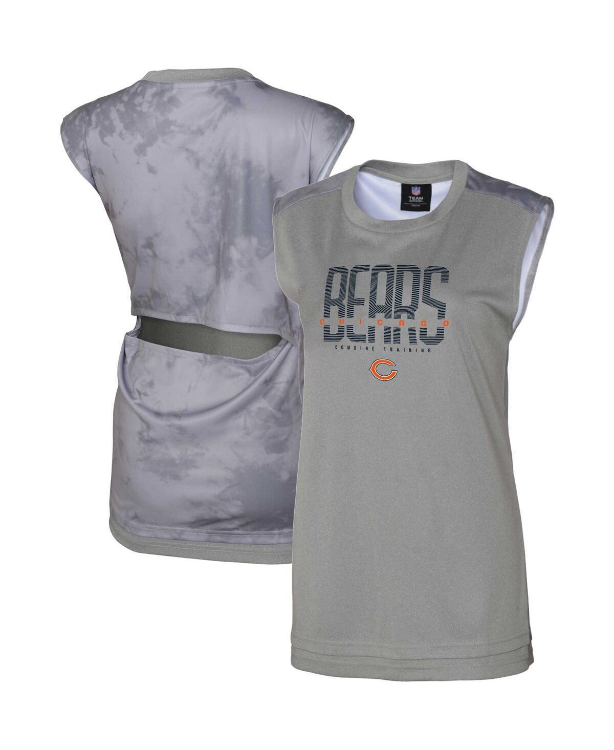 Women's Gray Chicago Bears No Sweat Tank Top, Size: Small, Grey Product Image