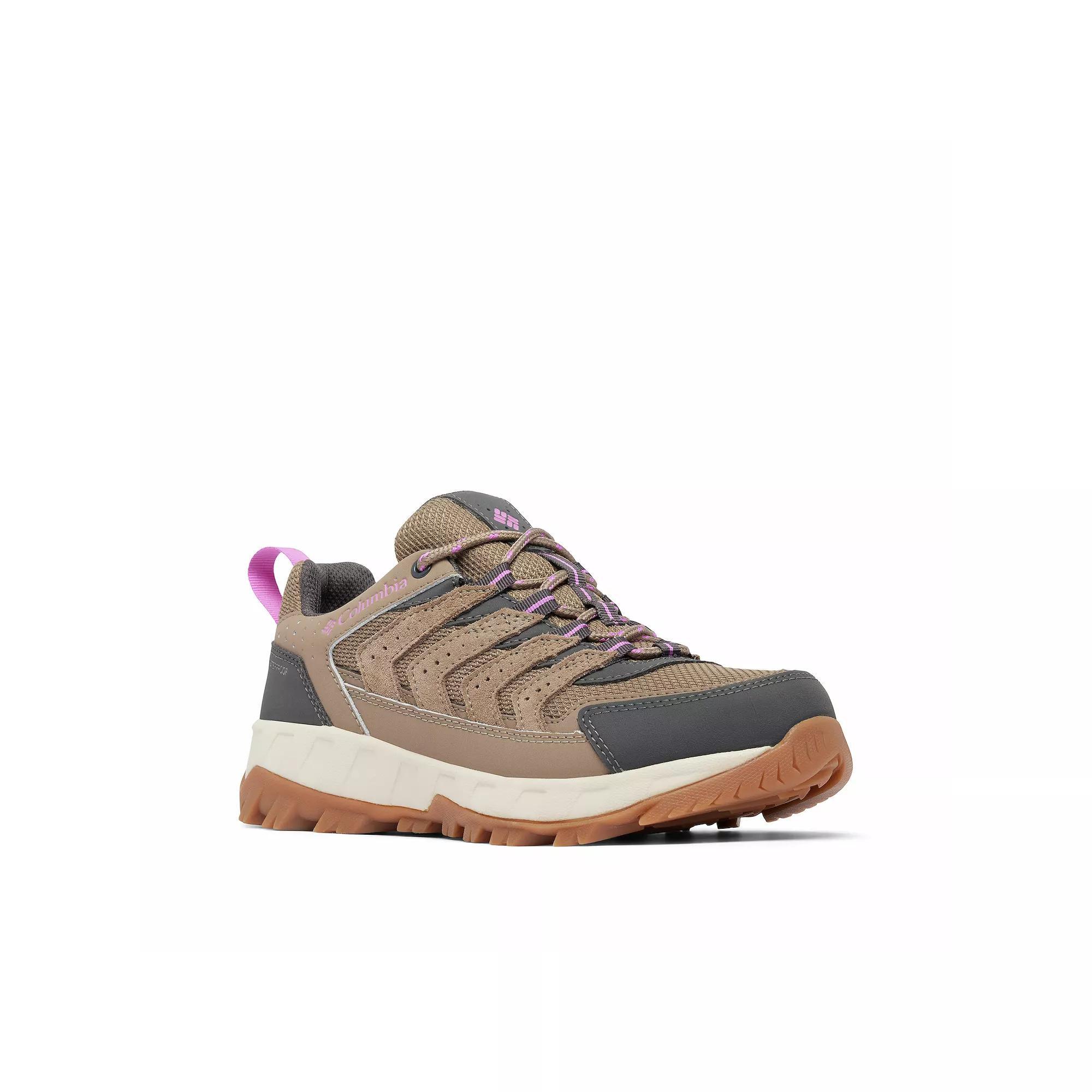Columbia Strata Women's Waterproof Low Trail Shoes, Size: 10, Wet Brown Berrypatch Product Image