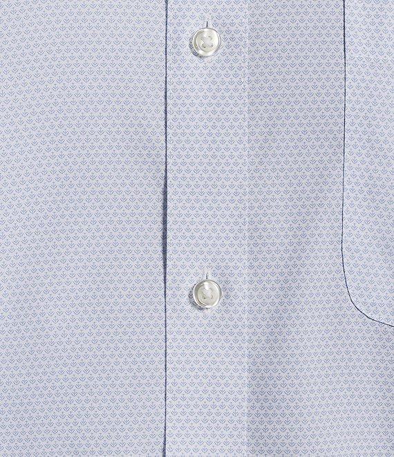Gold Label Roundtree & Yorke Slim Fit Non-Iron Long Sleeve Geometric Print Sport Shirt Product Image